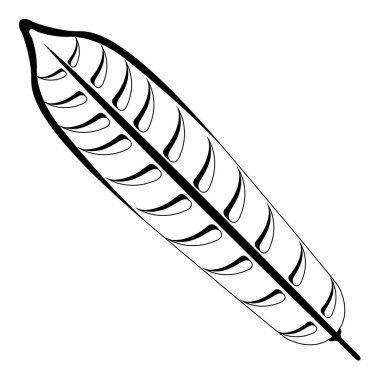 Renkli tropikal yaprak simgesi