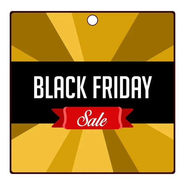 Farbiges Black Friday Etikett — Stockvektor