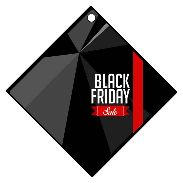 Colored black friday label — Stock Vector