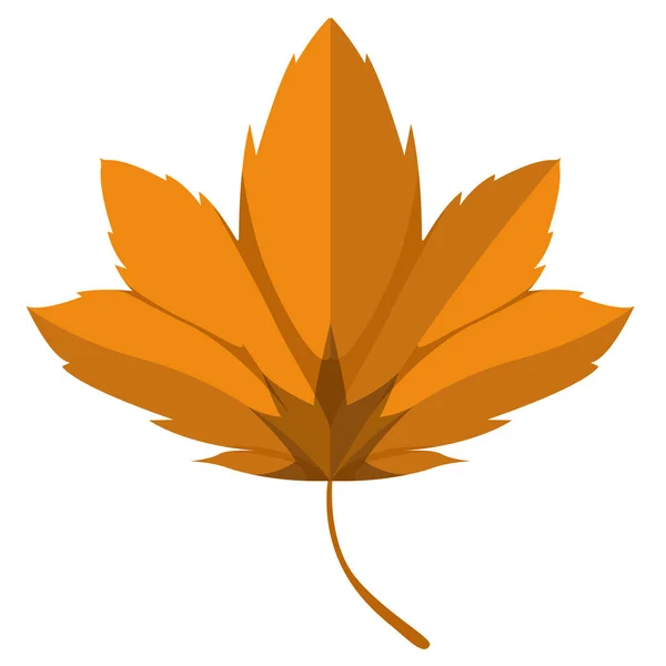 Μεμονωμένα φύλλα φθινοπώρου — Διανυσματικό Αρχείο