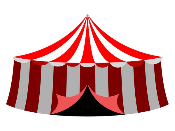 Islated carnival tent icon