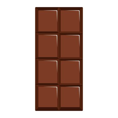 İzole çikolata çubuğu simgesi