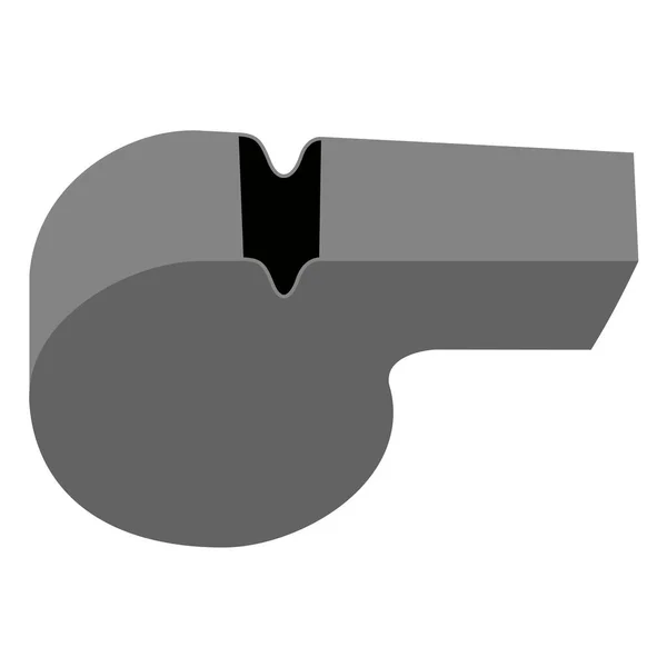 Izolované píšťalka ikona — Stockový vektor