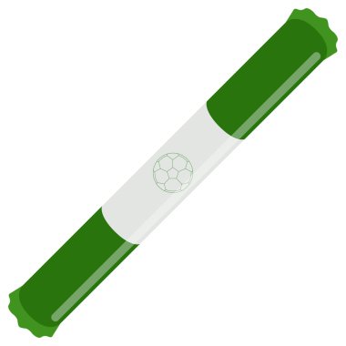 İzole futbol fan balon