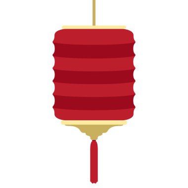 İzole Çin lamba. Çin yeni yılı