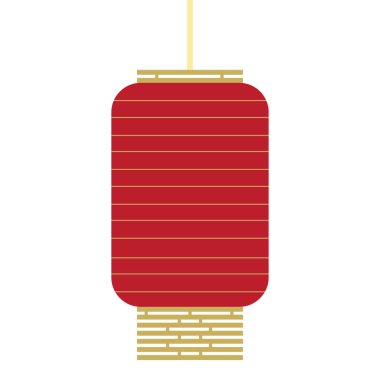 İzole Çin lamba. Çin yeni yılı