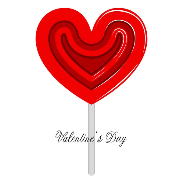 Dulces en forma de corazón. San Valentín — Vector de stock