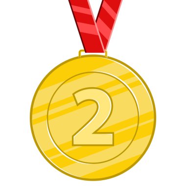 izole altın madalya