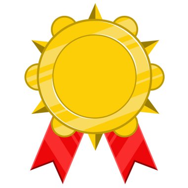 izole altın madalya