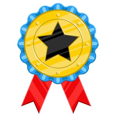 izole altın madalya