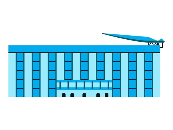 Ikone des Fußballstadions — Stockvektor