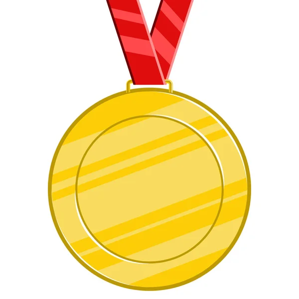 Vereinzelte Goldmedaille — Stockvektor