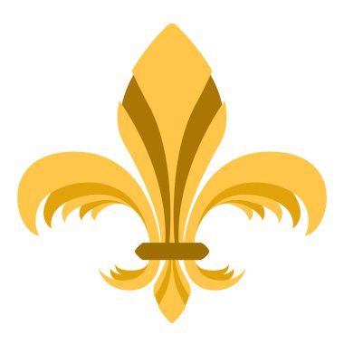 Golden fleur de lys symbol