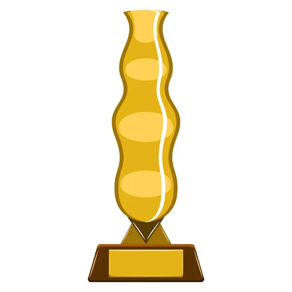 Trophée d'or isolé — Image vectorielle