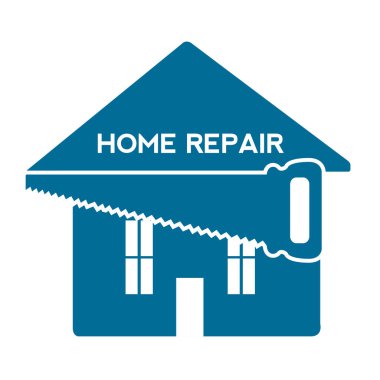 House siluet gördüm ve metin ile birlikte