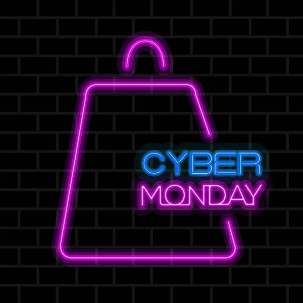 Cyber Monday Venda — Vetor de Stock