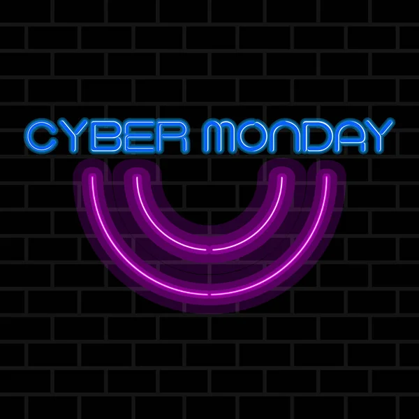 Cyber Monday Venda — Vetor de Stock