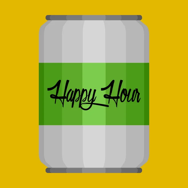 Affiche Happy hour — Image vectorielle