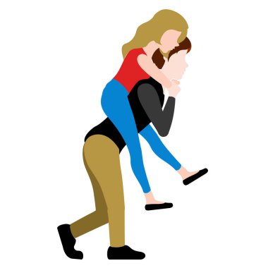 İzole mutlu çift. Sevgililer günü