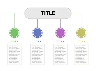 İş Infographic metinle