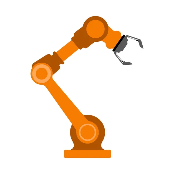 Brazo robot industrial — Vector de stock