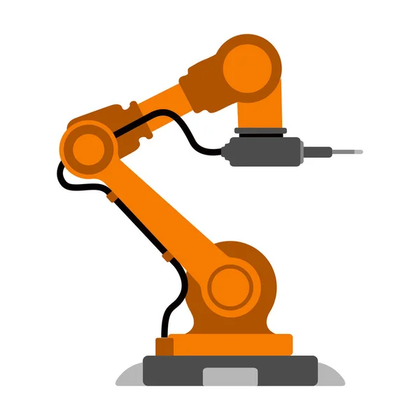 Brazo robot industrial — Archivo Imágenes Vectoriales