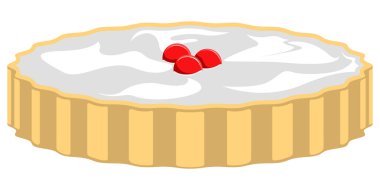 İzole edilmiş turta simgesi