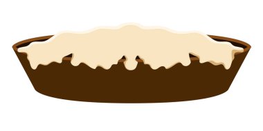 İzole edilmiş turta simgesi