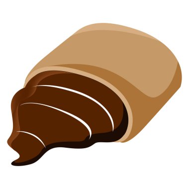 Krema ile doldurulmuş çörek