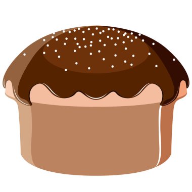 İzole edilmiş kek simgesi