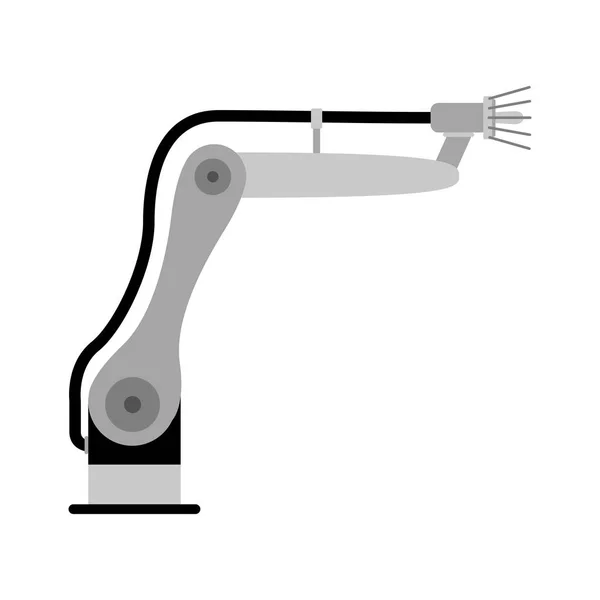 Industrieller Roboterarm — Stockvektor