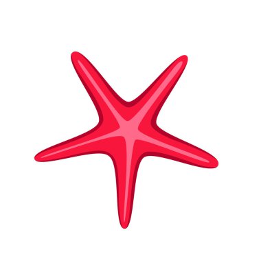 İzole sevimli deniz yıldızı