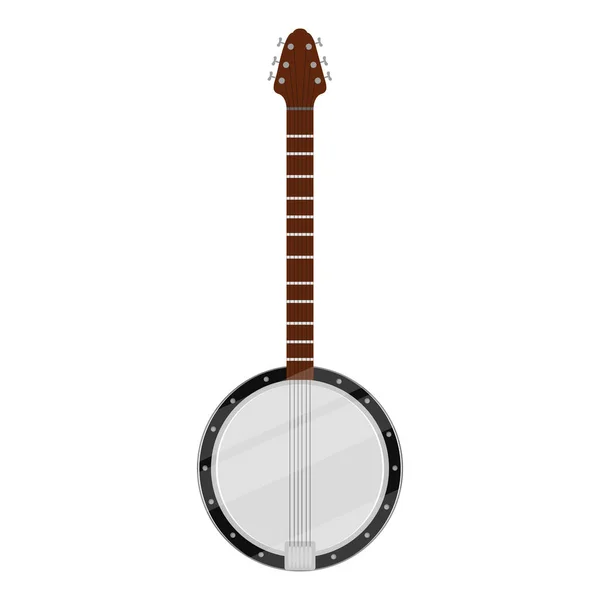 Geïsoleerde banjo afbeelding — Stockvector