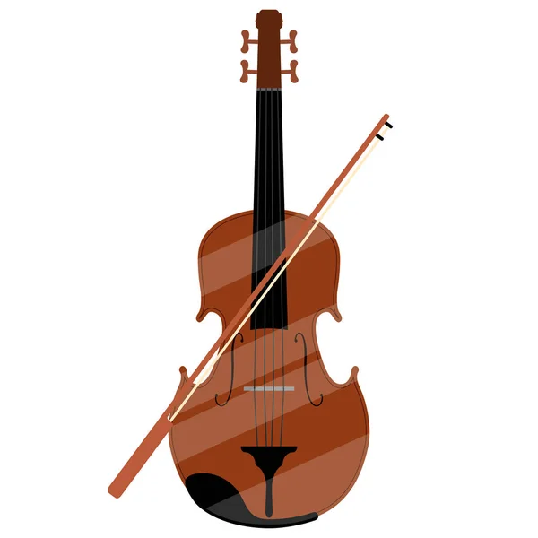 Geïsoleerde cello afbeelding — Stockvector