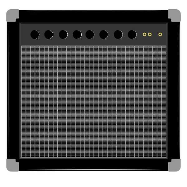 Isoliertes Lautsprecherbox-Bild — Stockvektor