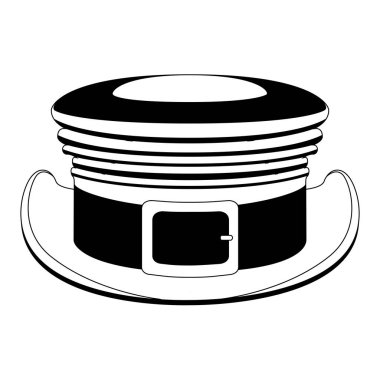 İzole patrick günü geleneksel şapka