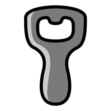 İzole şişe açacağı simgesi