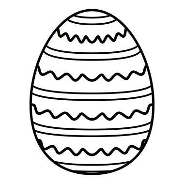 İzole renkli Paskalya yortusu yumurta