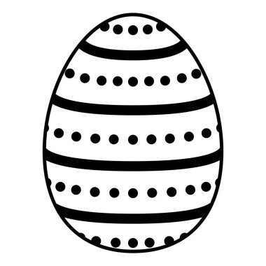 İzole renkli Paskalya yortusu yumurta