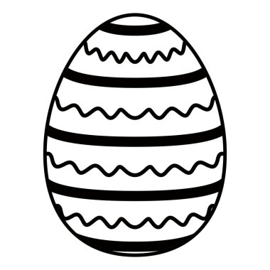 İzole renkli Paskalya yortusu yumurta