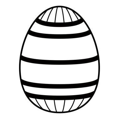 İzole renkli Paskalya yortusu yumurta