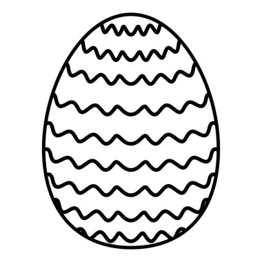 İzole renkli Paskalya yortusu yumurta