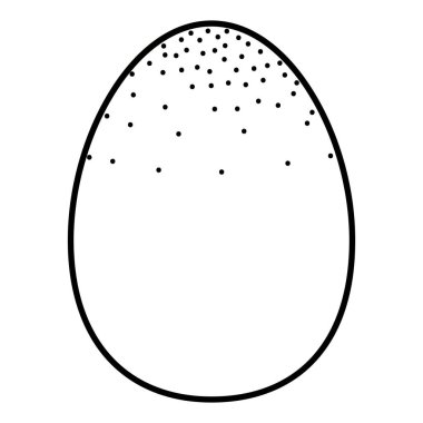 İzole renkli Paskalya yortusu yumurta