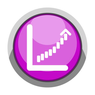 Başarı iş grafik üzerinde bir düğme