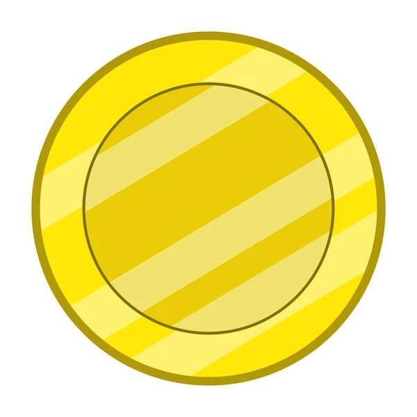 Ізольована золоті монети — стоковий вектор