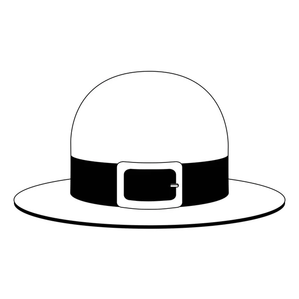 Απομονωμένη patrick ημέρα παραδοσιακό καπέλο — Διανυσματικό Αρχείο