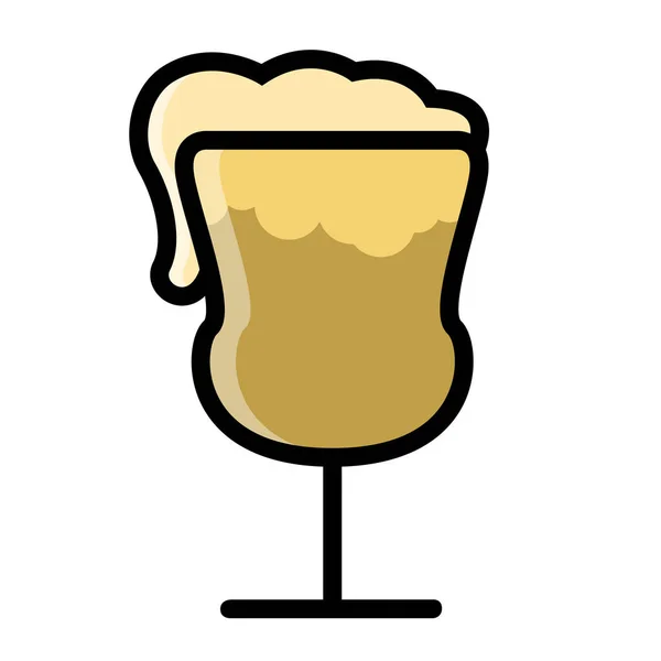 Ikone des Cocktailglases — Stockvektor