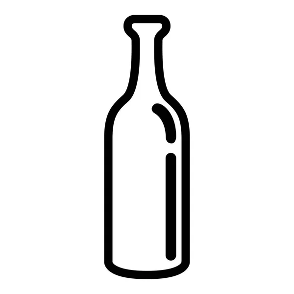 Geïsoleerd bierflessenpictogram — Stockvector
