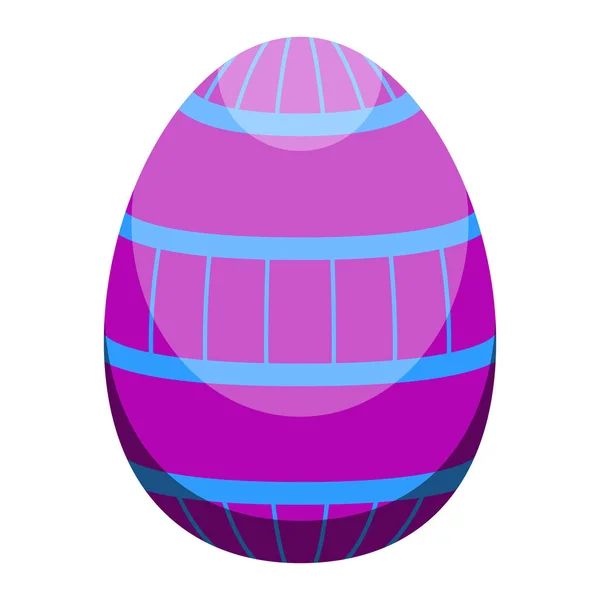 Elszigetelt színes húsvéti tojás — Stock Vector