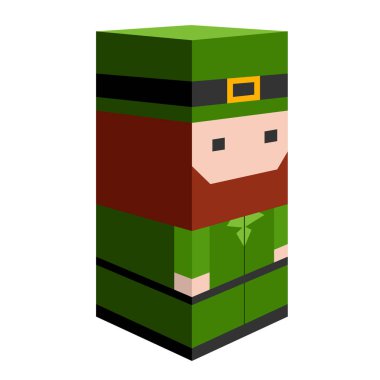 3D şekilli patrick günü elf